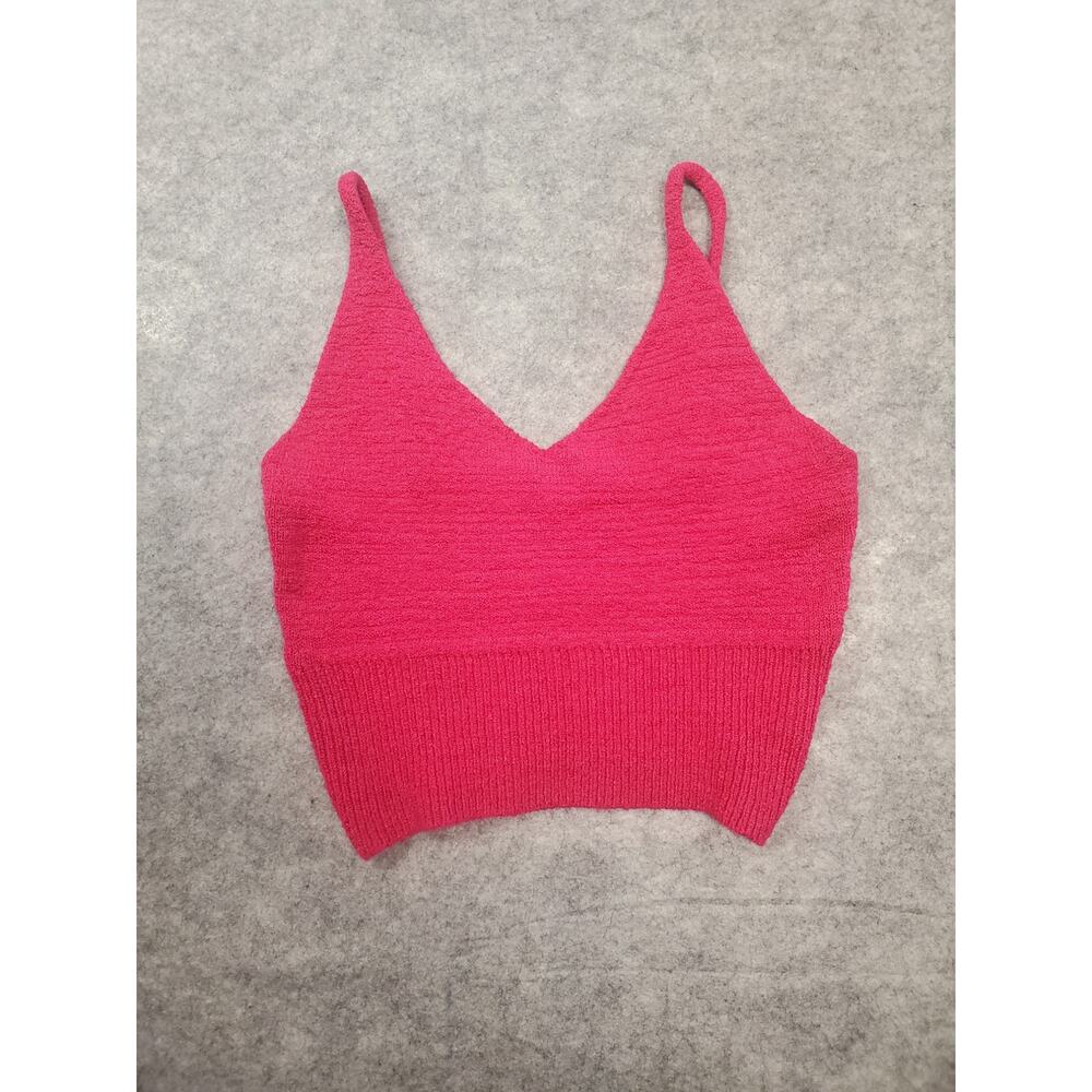 Altar'd State Women's Medium Pink Cropped Tank Top